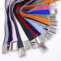 Childrens buckle Elastic elastic belt Boy buckle Girl student adjustable belt Teen school uniform pants belt