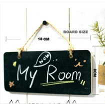 Floor stall night market hanging small blackboard mini shop advertising hanging door number handwritten blackboard mood blackboard message
