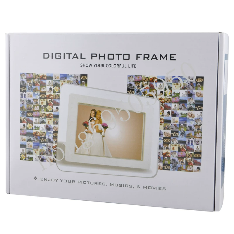Hot 7 inch khung ảnh kỹ thuật số 703 với ánh sáng album điện tử HD LED màn hình kỹ thuật số quà tặng khung ảnh điện tử giá rẻ
