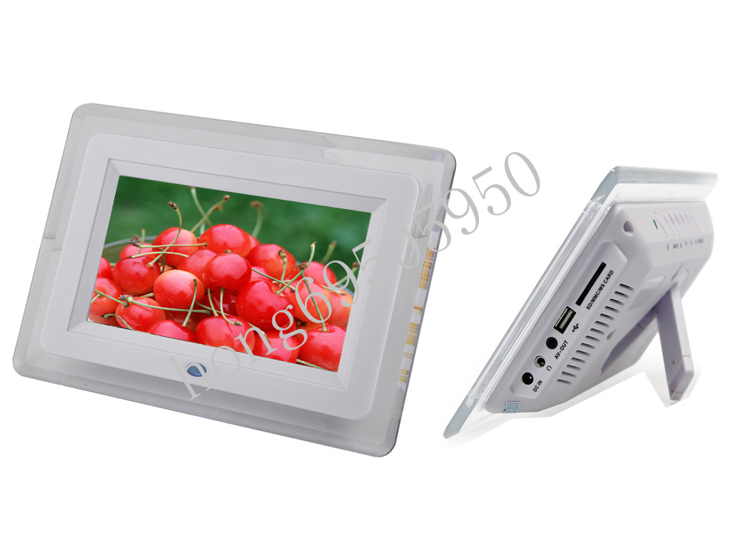 Hot 7 inch khung ảnh kỹ thuật số 703 với ánh sáng album điện tử HD LED màn hình kỹ thuật số quà tặng