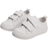 Демисезонные туфли для раннего возраста, детская тканевая белая обувь подходит для мужчин и женщин для девочек, тренд сезона