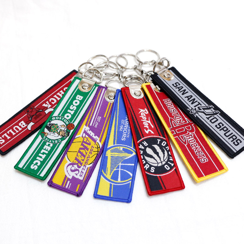 Lakers Warriors Nets Clippers Bucks NBA keychain basketball personality creative bag simple pendant pendant male