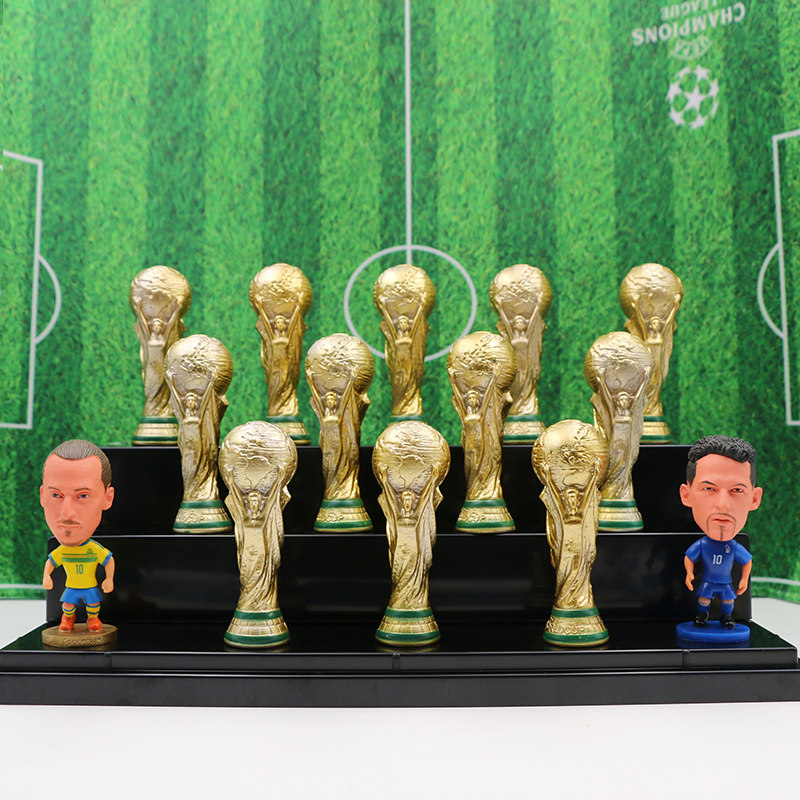World Cup souvenir gift Hercules Cup trophy model mini car decoration football puppet decoration
