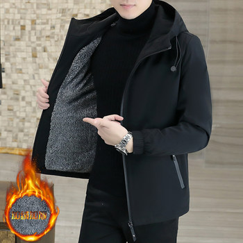 Jackets for men in winter new trendy plus velvet jackets for men casual sports outdoor jackets for autumn tops for men