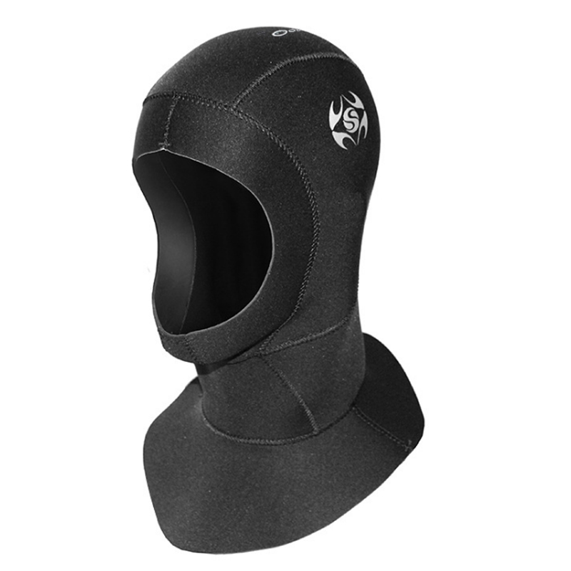 Over-shoulder high elastic surf diving cap for men and women 3MM Lian shoulder floating diving headgear equipped with winter swimming warm swimming cap