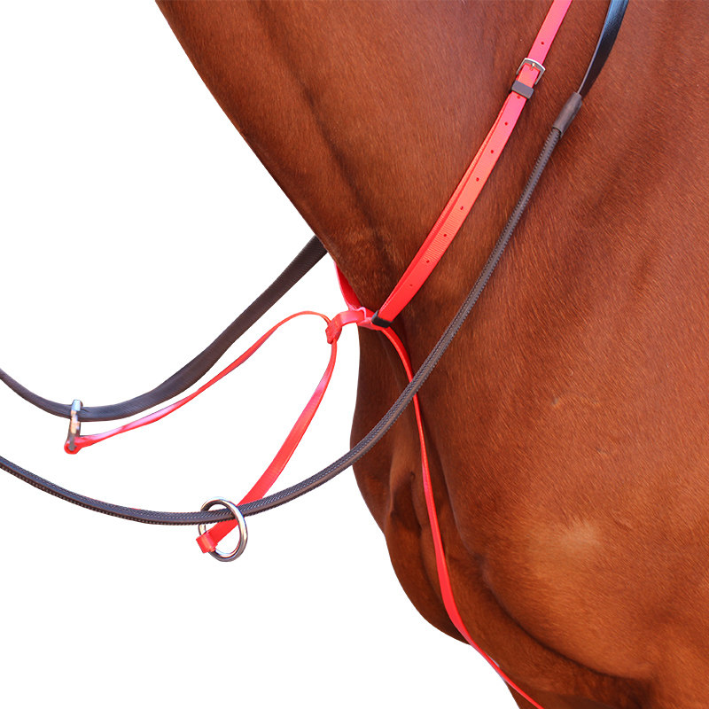 PVC English Low Head Leather Racing Horse Head Down Leather Speed Low Head Leather Horse Dingji Bow Head Training Eight Foot Dragon Harness