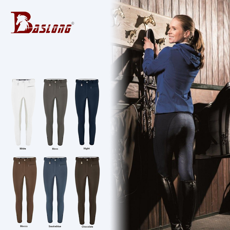 Germany pikeur silicone breeches half leather full leather silicone equestrian breeches riding breeches original eight-foot dragon harness