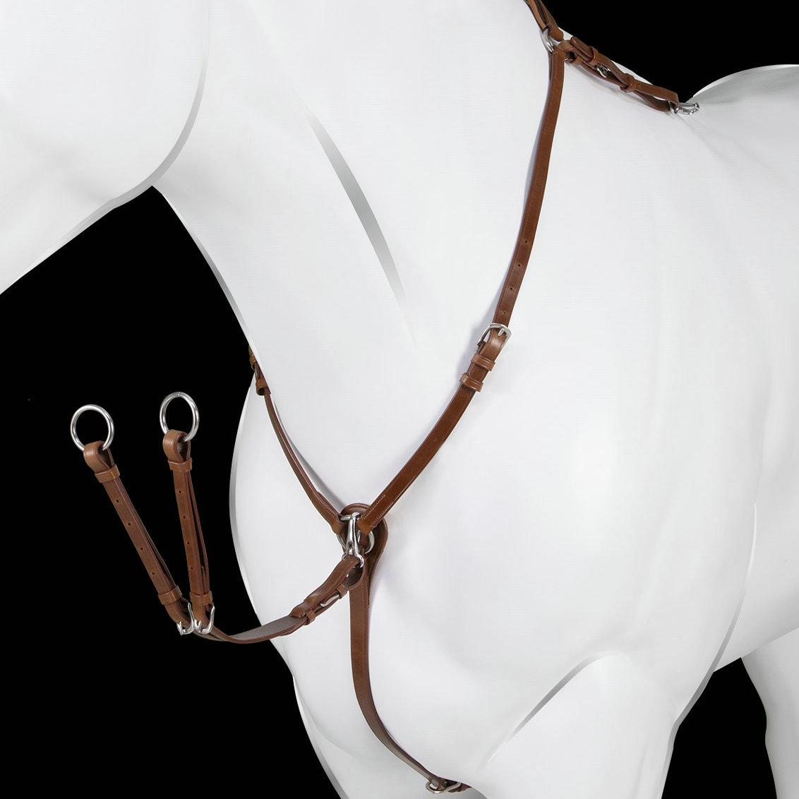 Italy Acavallo Obstacle Chest Strap Bow Leather Equestrian Chest Strap Equestrian Head leather Obstacle Head leather