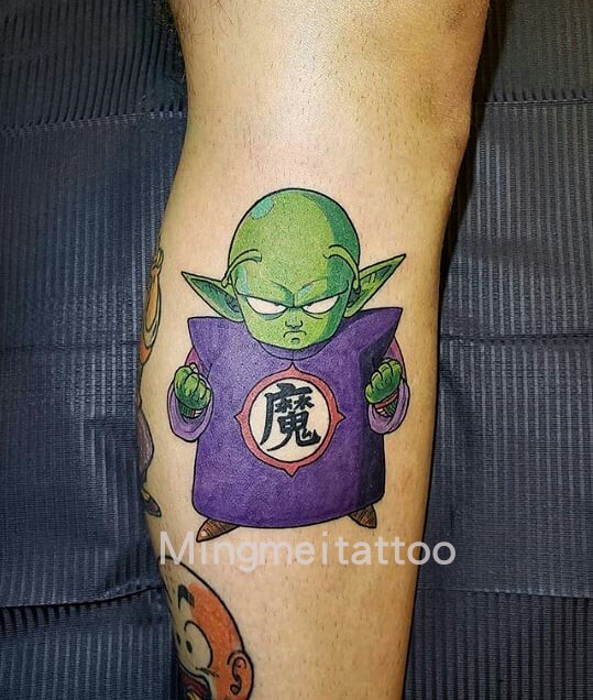 Mingmei Original Anime Style Waterproof Realistic Tattoo Stickers Dragon Ball Vegeta Demon King Long-Lasting Arm Stickers