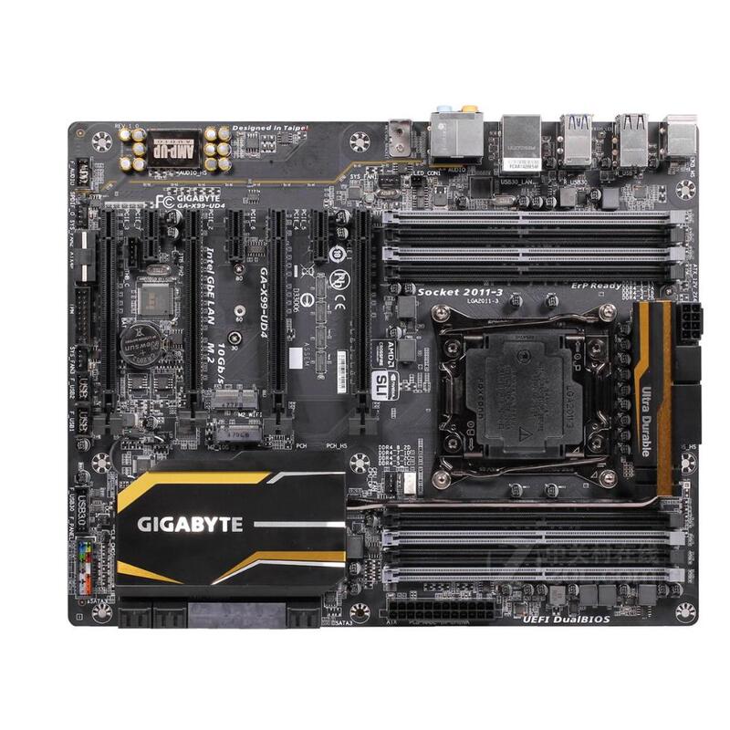 Gigabyte X99-Ud4 Ga Luxury Computer Motherboard Supports V4Cpu Multi-Phics Card Fire