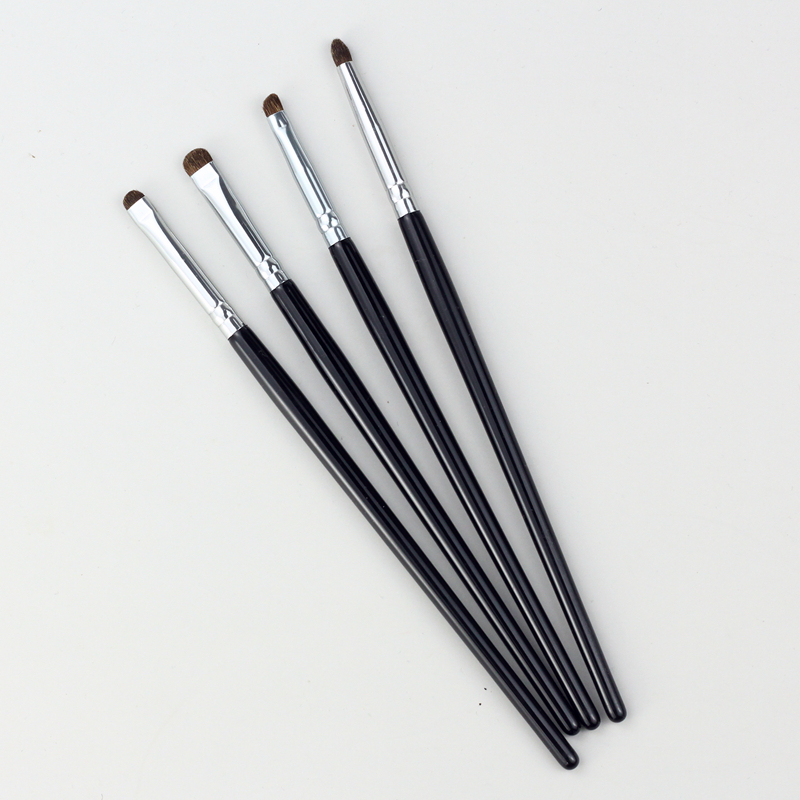 Suoyou Silkworm Brush, Small Pony Hair Eye Detail Brush, Lower Eyelid Brush, Small Eyeshadow Brush, Portable Single Eye Tail Brush