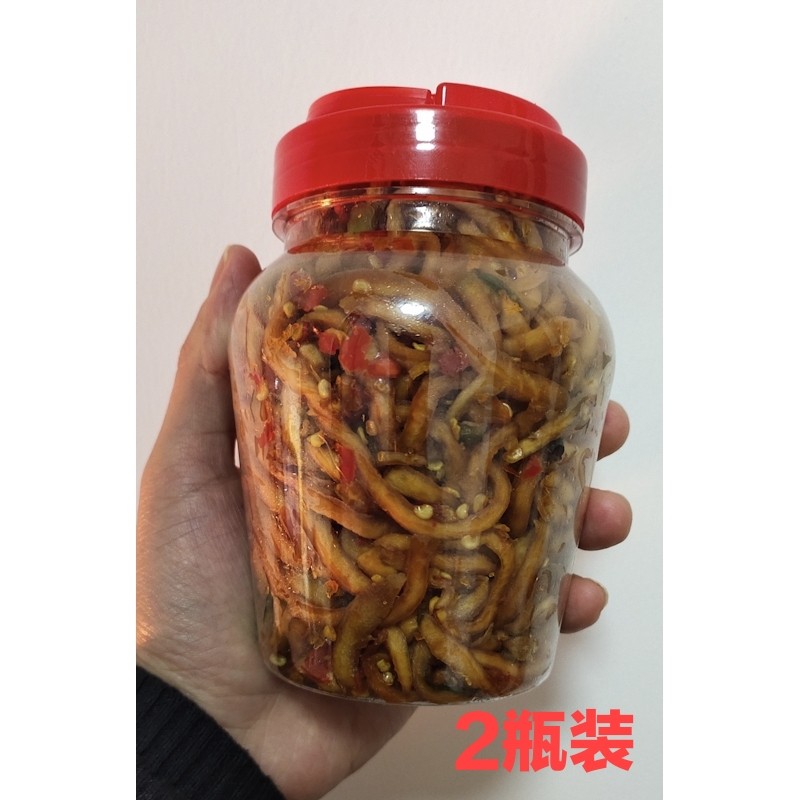 South Gate Xiangjun chopped pepper old shop spicy papaya shredded crisp Hunan Changsha specialty dried pickle net red snack