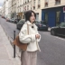 Mùa thu và mùa đông 2020 Phiên bản mới của Hàn Quốc về áo khoác len ngắn ngắn phổ biến cho phụ nữ áo khoác len Mori Hepburn - Áo len lót đôi Áo len lót đôi
