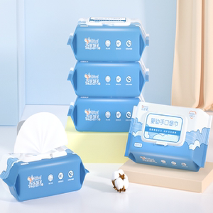 囤货推荐！婴儿手口湿巾80抽*5包