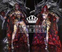 TT Nightclub bar Halloween monster zombie monster horror party gogo dance team costumes for men and women