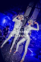 TT high-end nightclub bar singer djds dance team gogo Halloween Science and Technology Syringes Conjoined