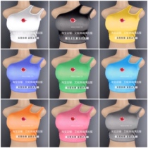 TT high-end nightclub bar singer djds dance team gogo sexy toot lips short hollow oblique shoulder t-shirt