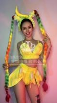 TT high-end nightclub bar singer djds dance team gogo bachelor bachelor party banana suit costumes