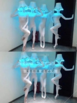 TT high-end nightclub bar singer djds dance team gogo luminous flashlight table lamp cap luminous costume