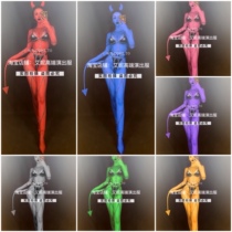 TT high-end nightclub bar singer djds dance team gogo devil one-piece trousers suit performance clothes