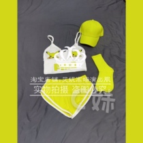 TT High-end Nightclub singer djds dance team gogo Pikachu Lightclub Day Split Set Show Costume