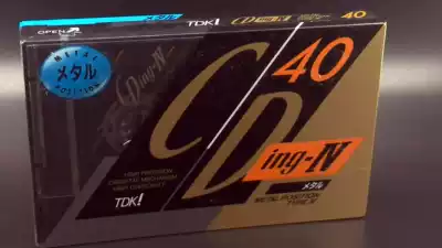 TDK METAL CDING140 Four categories (metal belt)iron belt COLLECTOR-grade blank tape cassette