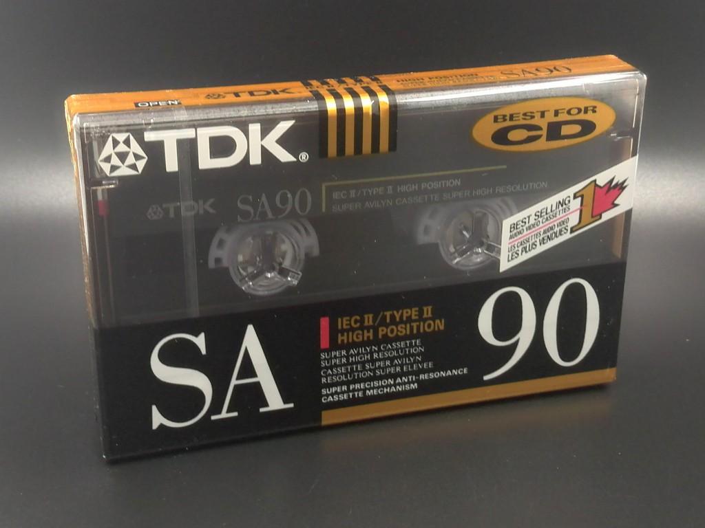 TDK SA90 collector-grade chrome tape second-class blank tape cassette audiophile-grade tape