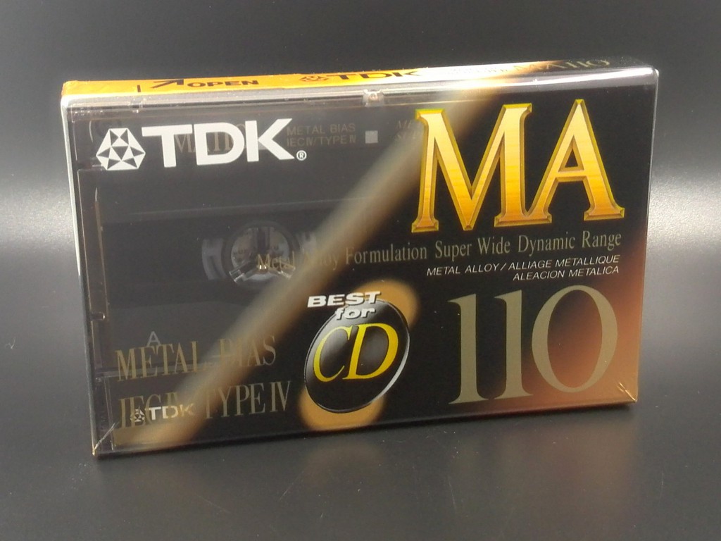 (metal band) Iron with collection grade tapes tape blank with TDK MA110 quad