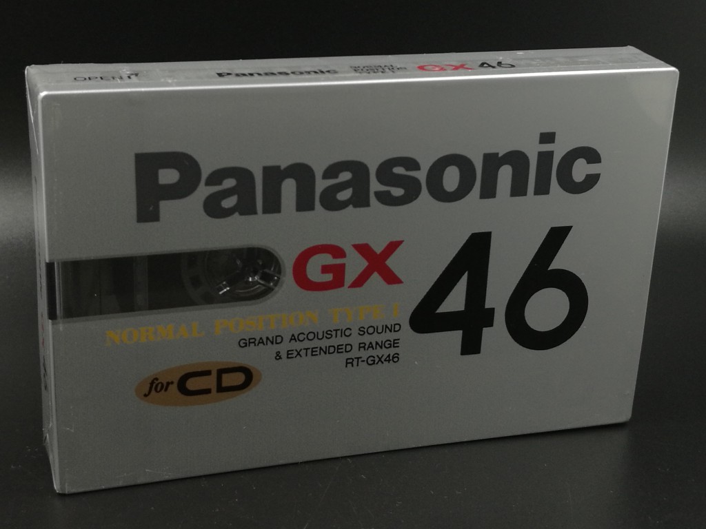 Panasonic GX46 collection class with class of blank with card with hair burning grade tapes Panasonic (