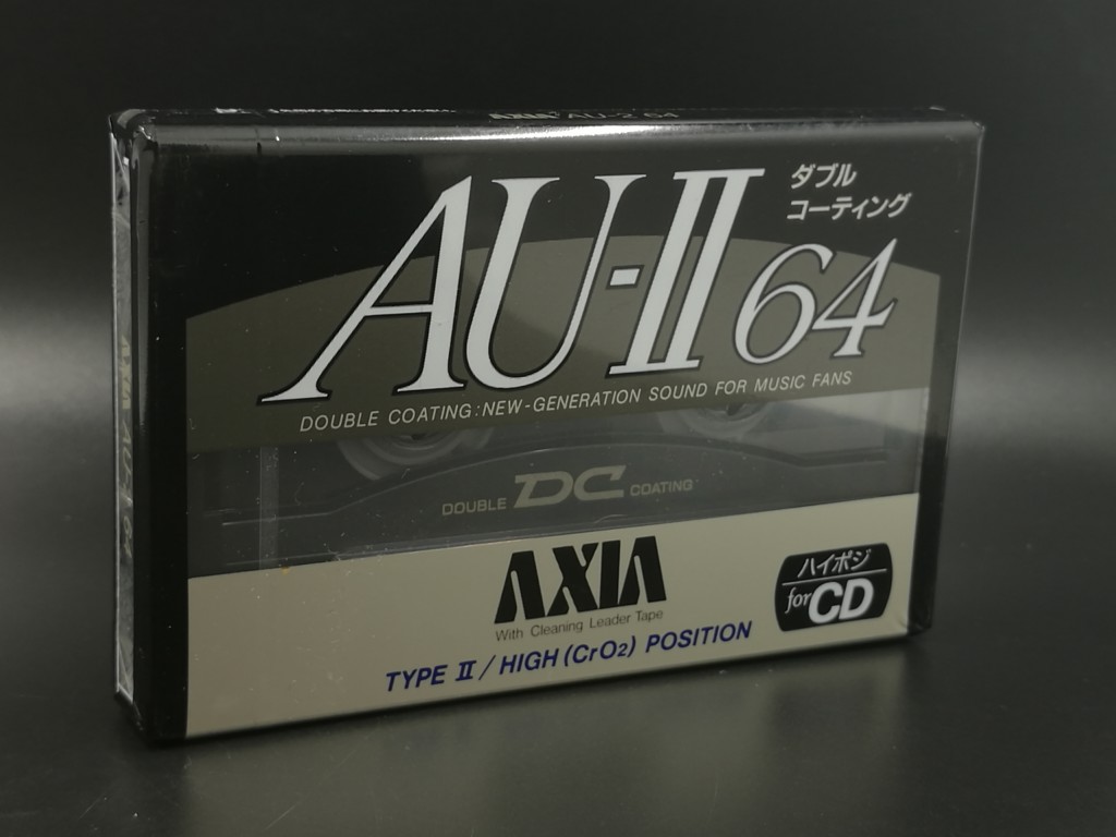 Fuji AXIA AU-II64 Senior II class with chrome with blank tapes of quality tape cassette tapes