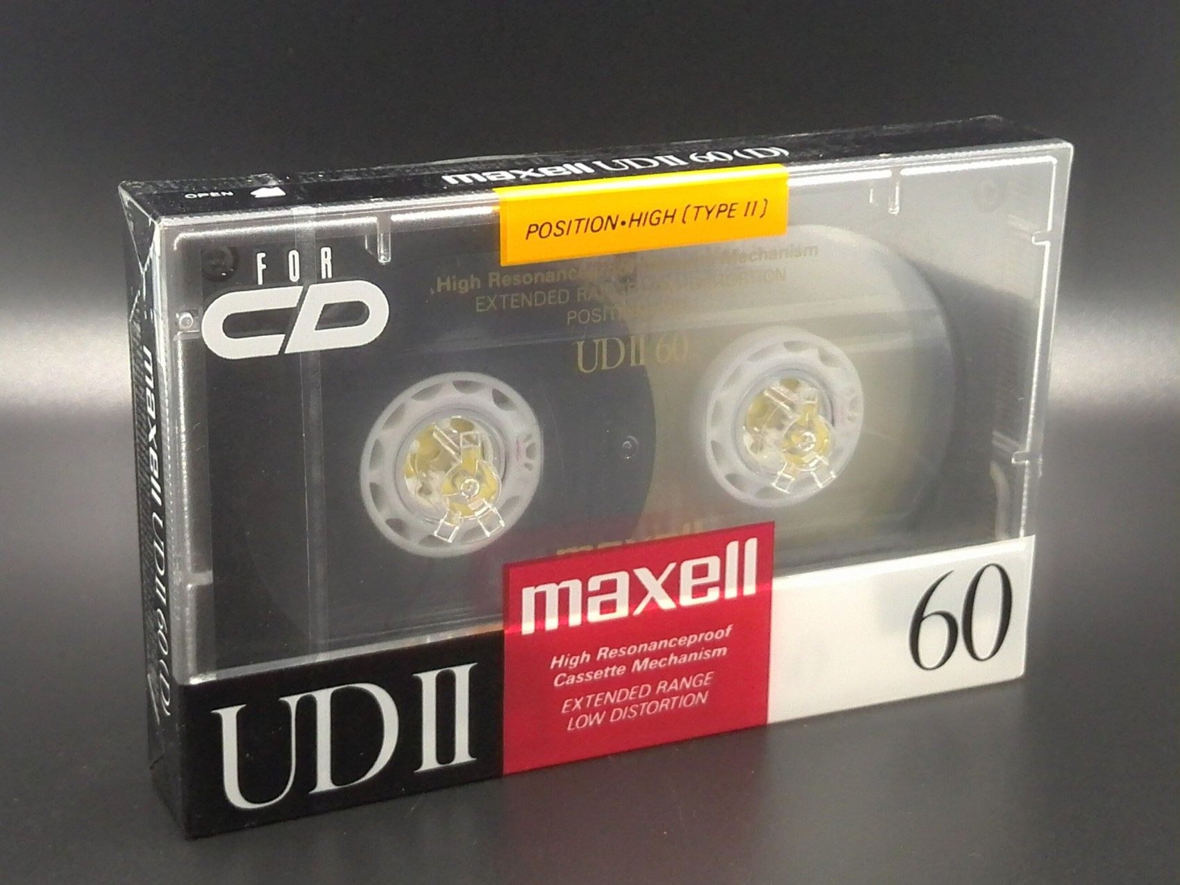 Vanwin MAXELL UDII60 chrome band blank with audio recording dedicated tapes II Collection Class