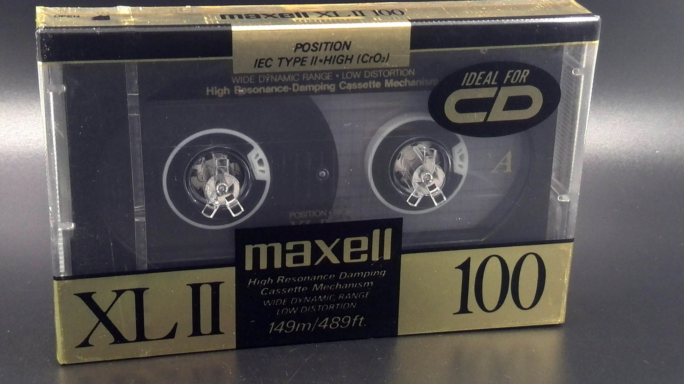 (Collection) Wansheng maxell XLⅡ100 collector-grade chrome with second-class blank tape cassette fever-grade audio tape