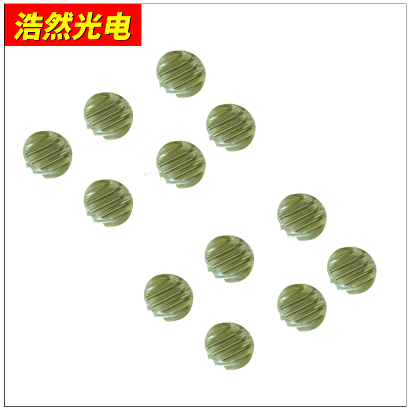 58-degree horizontal lined wave line lenses laser module light source 8mm PMMA lenses