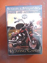 Foreign trade Yu single Vegas Vegas produced Harley motorcycle parts Harley locomotive collection poker cards