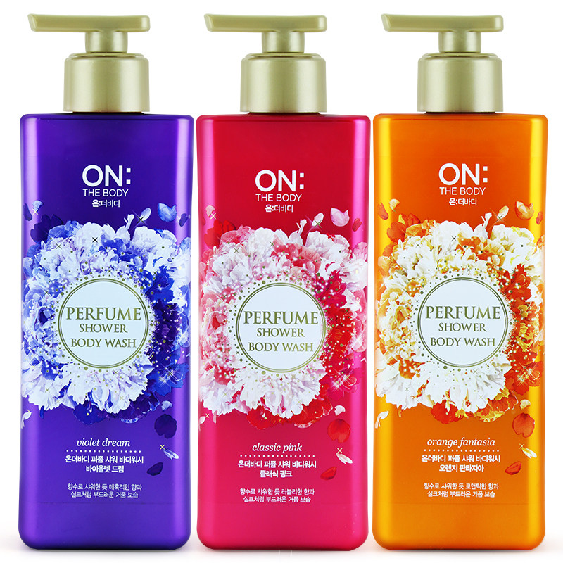 [USD 21.54] Korea imported genuine LG ON perfume shower gel long