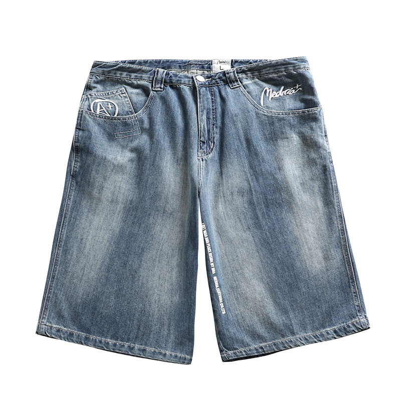 Medria Men Leisure 2018 Vol 2 old school West Coast Oversize Jean Shorts