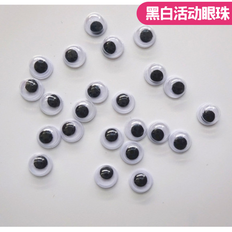 Black and white eye active eye Ultra light color clay accessories Handmade DIY tools plasticine mold clay