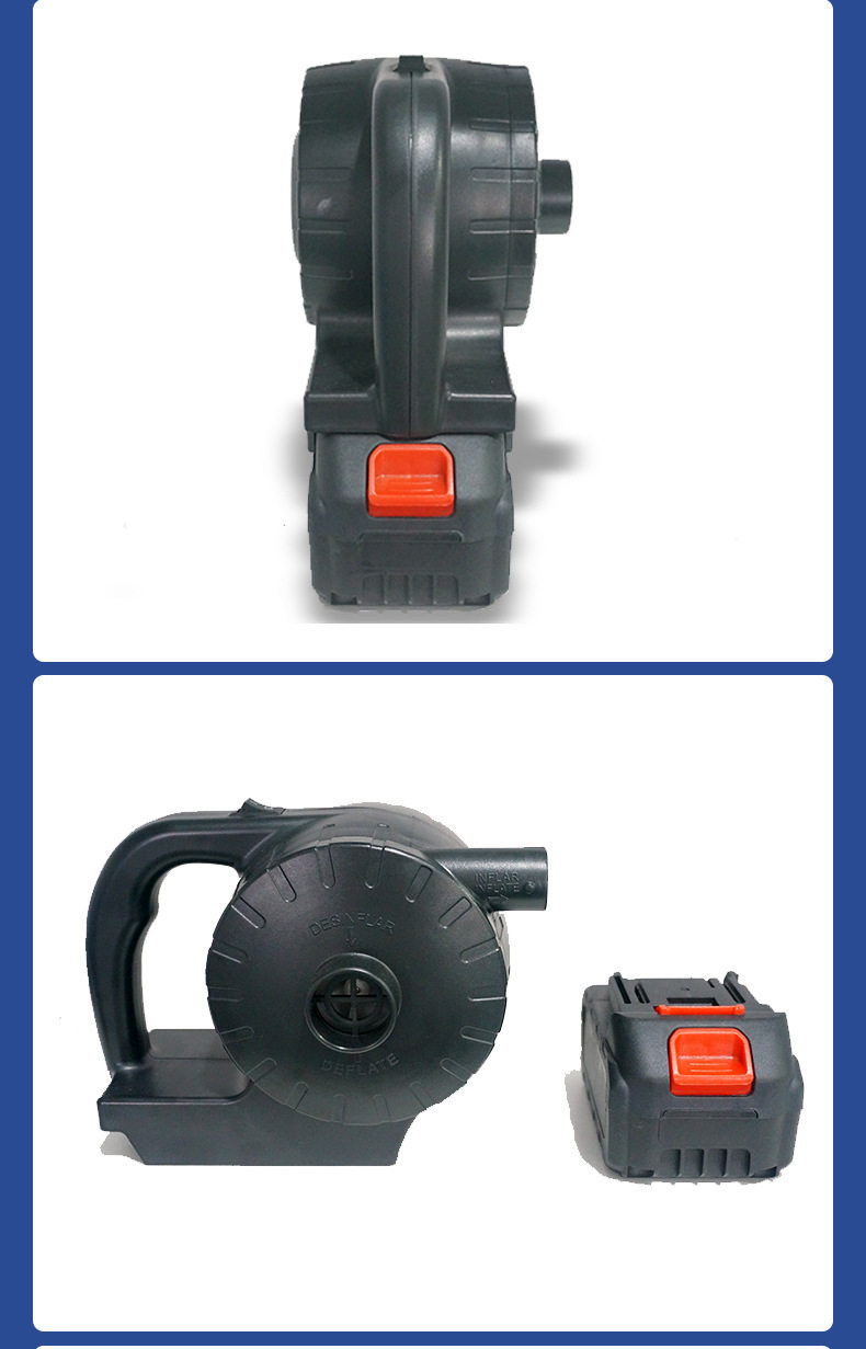 Насос 橡皮艇钓鱼船电动充气泵户外帐篷床垫游泳池沙池高压便携蓄电泵 Other