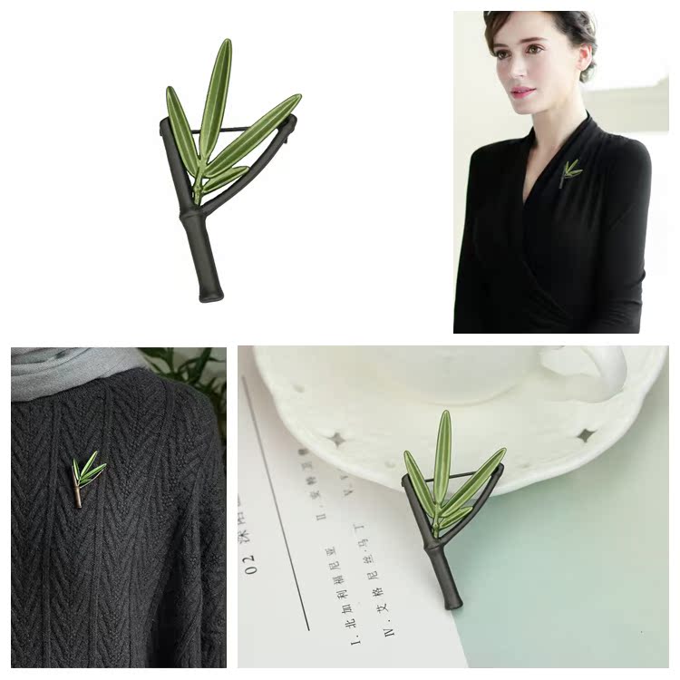 Pearl brooch áo khoác nữ pin cardigan brooch áo phụ kiện khóa kim áo len khăn choàng khăn quàng cổ khóa trang sức ghim cài áo vest nam Gucci