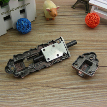 Antique bolt red bronze antique retro fancy bright bolt anti-theft bolt door bolt with screws