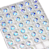 8mm colored beads DIY jewelry accessories Austrian crystal loose beads split beads hand beaded bracelet Necklace light beads