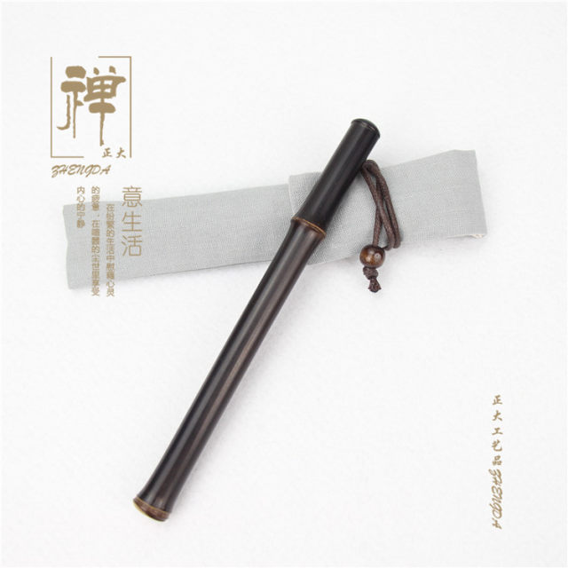 Zhengda ingenuity pen ທໍາມະຊາດສີມ່ວງໄມ້ໄຜ່ knotted ລາຍເຊັນ pen ໄມ້ໄຜ່ນ້ໍາທີ່ຂຽນ pen gel ຂອງຂວັນທຸລະກິດ pen