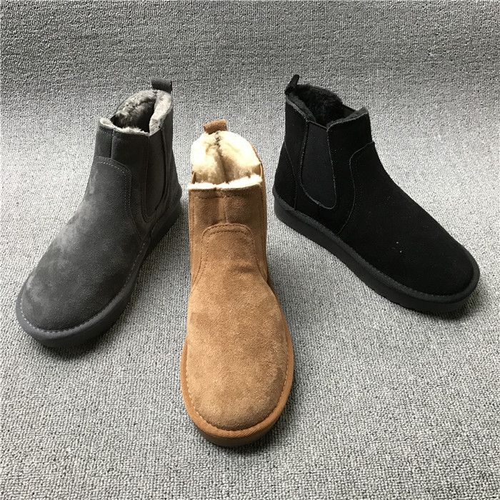 Broken code processing factory women's shoes 2021 autumn and winter leather plus velvet cotton boots snow boots leather non-slip women's short boots