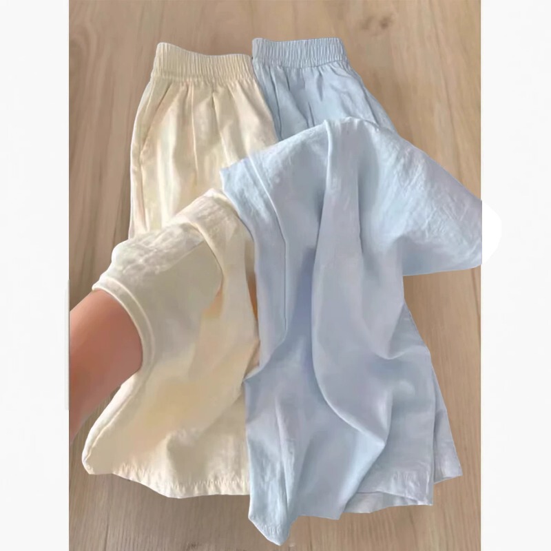 145 Petite Women's Wide-Leg Pants Summer 150 High-Waisted Drapey Loose Bf Lazy Casual Yamamoto Pants XS 145 Petite Women's Wide-Leg Pants Summer 150 High-Waisted Drapey Loose Bf Lazy Casual Yamamoto Pants XS