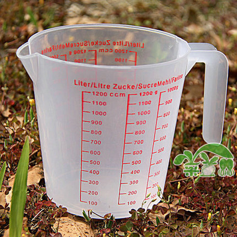 1200ml plastic measuring cup measuring cup with clear scale