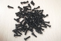 Black nylon screw disc head cross black nylon plastic bolt round head plastic screw M3 * 4 5-30