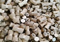 Type B copper insert blind hole injection moulded copper piece Single pass pre-buried copper flower mother M5X6 7 8 10 12X6 3 8 3