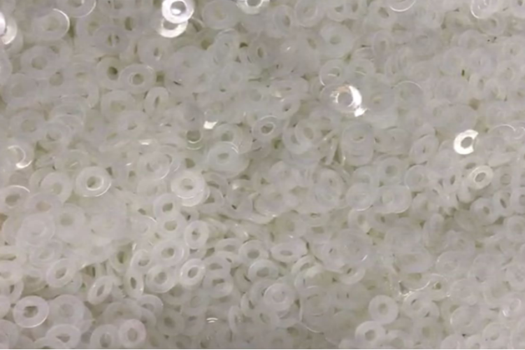 PE Plastic Flat Gasket High Temperature Insulation Flat Pad Plastic Plastic cushion flat gasket M1 2 1 4X4X0 3 0 5