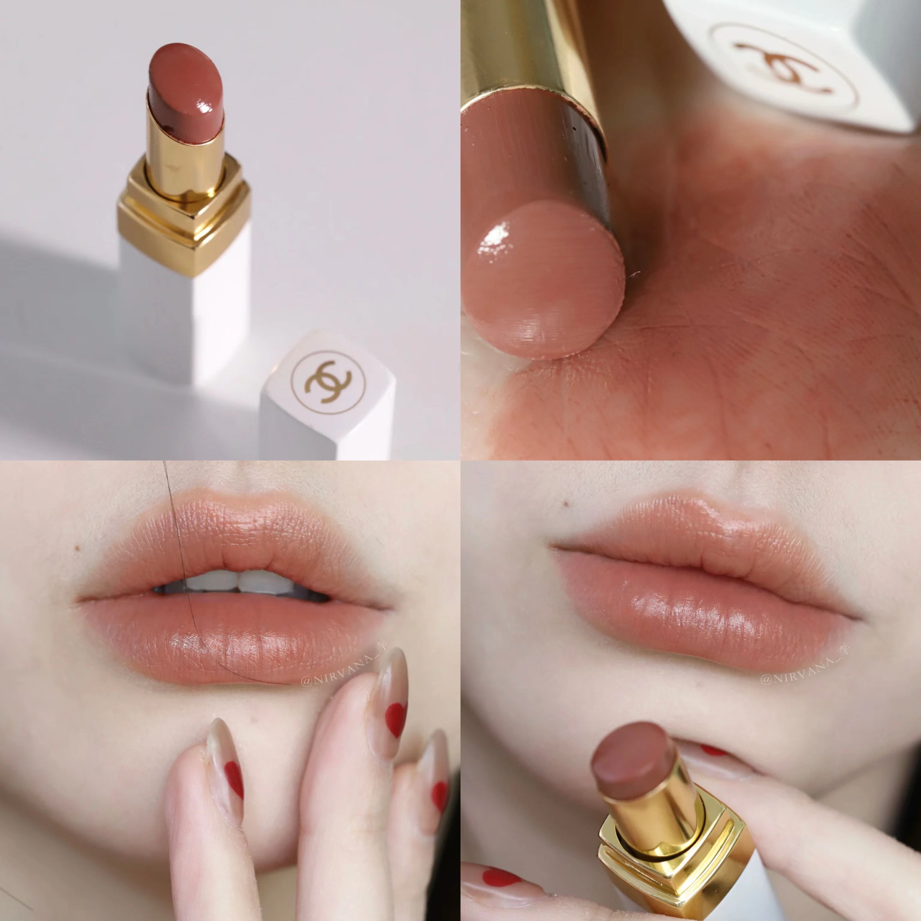 (spot) CHANEL Chanel white tube mouth red 914 lip glaze 834 coco flash110 134