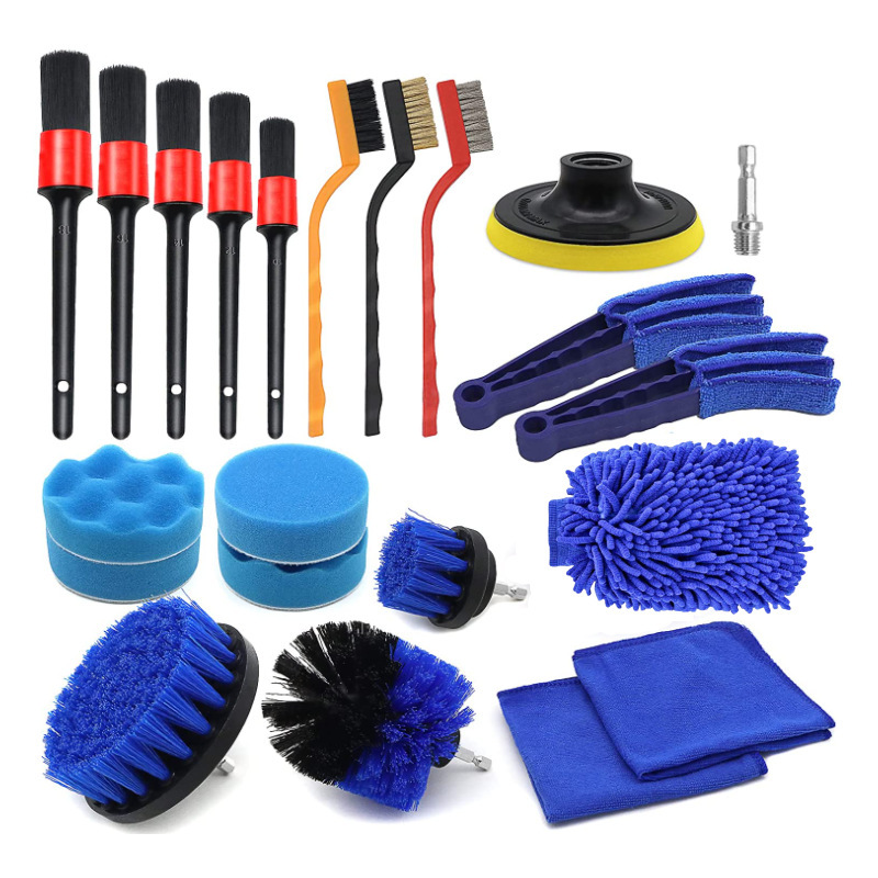 Electric Cleaning Brush Car Wash Tool Set for Cleaning Car Interiors, Multifunctional Electric Drill Brush Head, Car Wash Detail Brush Electric Cleaning Brush Car Wash Tool Set for Cleaning Car Interiors, Multifunctional Electric Drill Brush Head, Car Wash Detail Brush